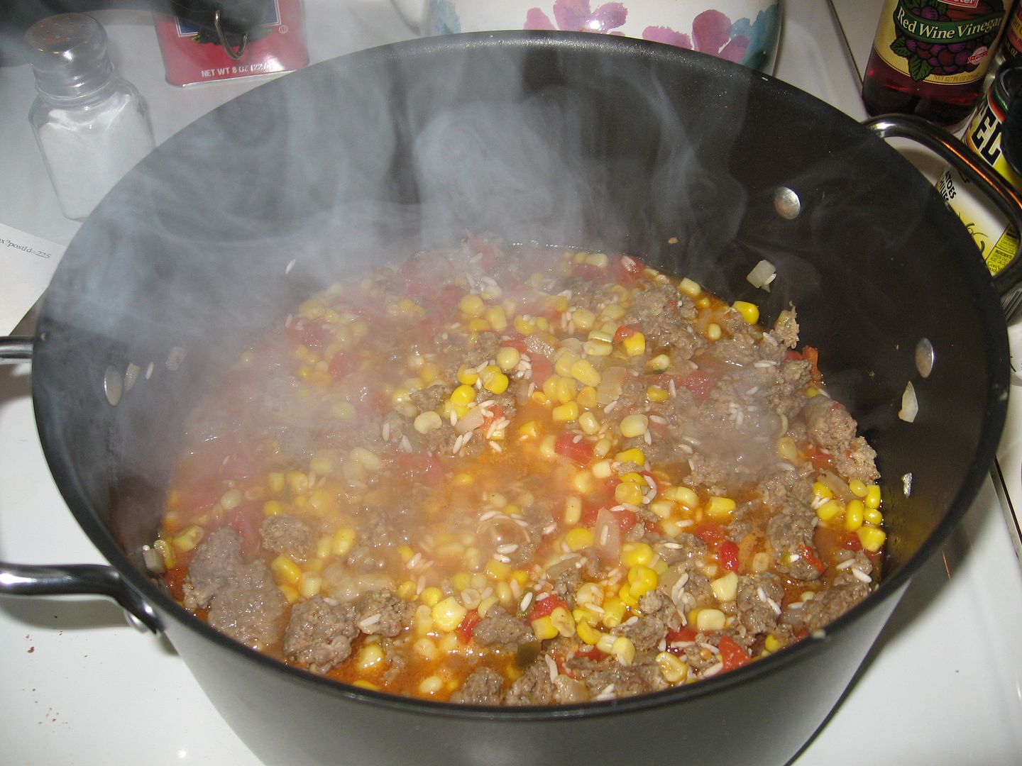 Creamy Chicken and Green Chile Enchiladas with Mexican Sausage Rice Willow Bird Baking